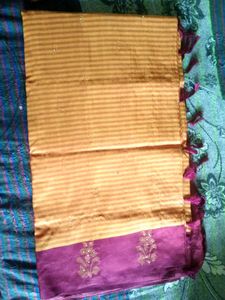Double Colour Rashme Saree