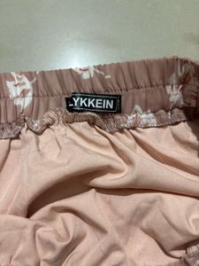 Floral Print Ruffle Mini Skirt