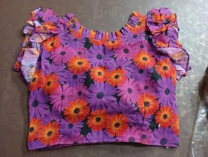 Floral Print Top and skirt