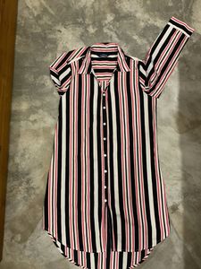 Striped Shirt Dress