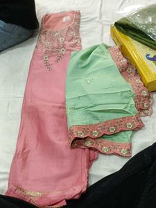 Embroidered Drsss Material (No Discount)