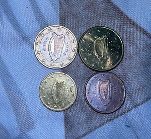 Euro Coins Irish (4pcs) Free Gift On Every Pruchas