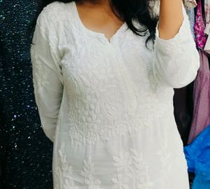 Malmal Chikankari Kurti🌷SALE🌷