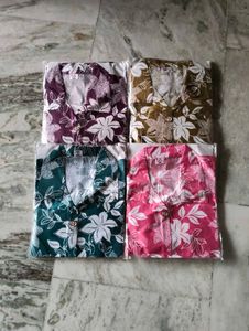 Floral Print Cord Set