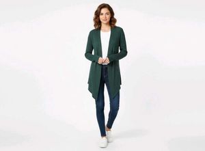 Elegant Green & black shaded Cardigan