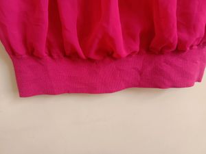 Rose Pink Color Regular Wear Top