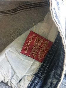 Vintage Wash Denim Jeans
