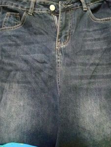 Wide Leg Denim Jeans