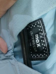 Light Blue Bomber Jacket