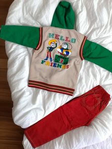 Disney Toy Story Varsity Bomber Jacket+Tshirt Pant