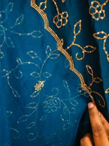 3 Piece XXL Ishin Brand Heavy Embroidery  Suit Set