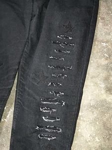 Ripped Black Jeans