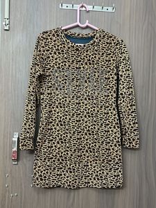 pure woollen Animal Print Dress for M &L