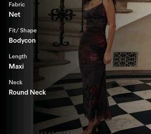 Floral Mesh Maxi Dress
