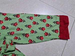 SHREE Women Floral Print A-line Kurta