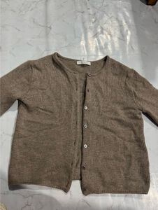 Beige Cardigan Sweater