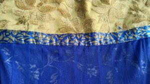 Elegant Blue Ethnic Gown