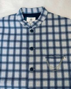 checked Nehru Jacket