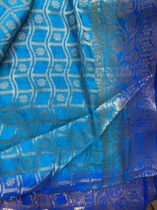 Blue Banarasi Saree