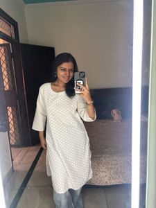 White Cotton Kurta