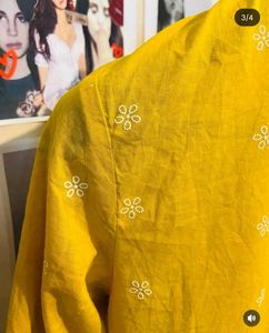 Buy Mustard Yellow Tunic Top For Women