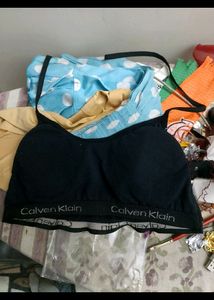 Blue Sports Bra Nd Calvin Br