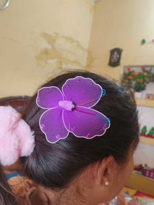 Rainbow Jhumka Earrings and hair accessory set