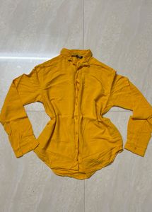 Cotton Bright Yellow Shirt