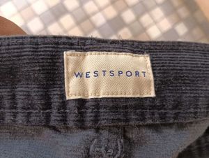 Corduroy Pants Black