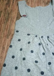 Polka Dot Pinafore Dress