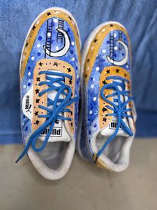 Custom Painted PUMA Sneakers