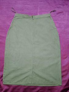 Floral Embroidered Skirt