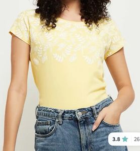 Max Yellow Floral T-Shirt