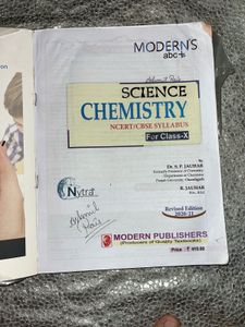 Modern&#39;s abc+ Chemistry Textbook Class 10