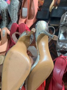 MANGO VINYL HEELS