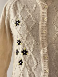 Floral Knit Cardigan