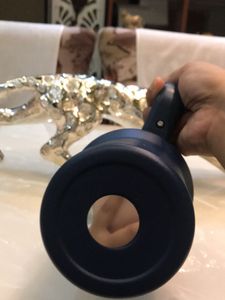 Navy Insulated Tumbler with Handle