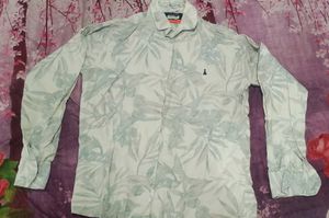 Tropical Print Button-Down
