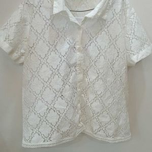 A Woman White T-shirt 👕