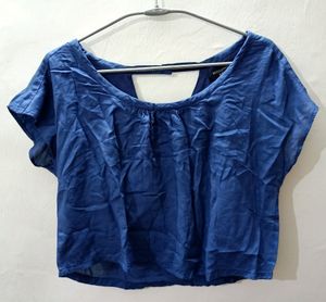 Women's Navy Blue Top