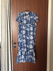 Indigo Floral Maxi Dress