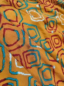 Bandhani Print Georgette Zardozi Embroidery Kurta