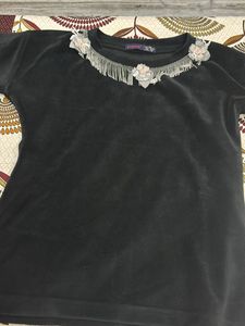 Velvet Top For Girls