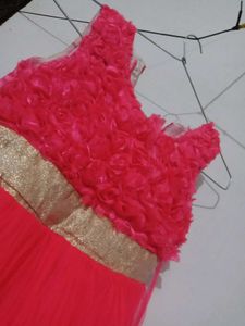 Girls Pink Party Dress