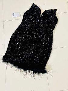 Sparkling Black Party Dress