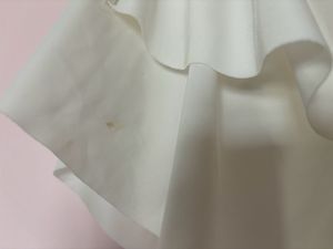White Drilled Off Shoulder Padded Top