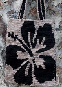 °❀⋆࿔*:･Crochet Hibiscus Tote°❀⋆࿔*:･