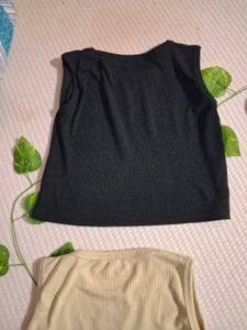 Sleeveless Ribbed Tank Tops