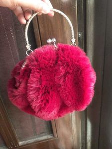 Plush Clutch, Hand Purse