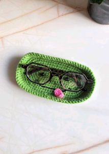 Crochet Cat Eyeglass Holder